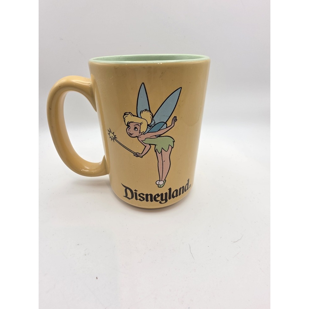 Vintage Disneyland Magic Kingdom Tinkerbell Fairy Mug 16 oz